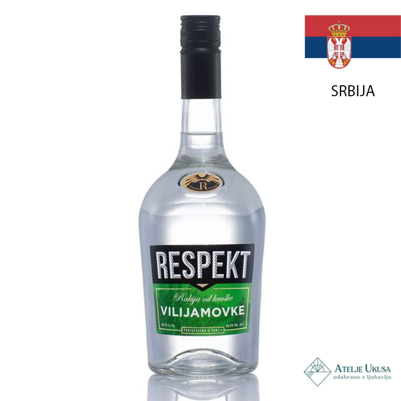 Respekt Rakija Od Viljamovke 0,7l